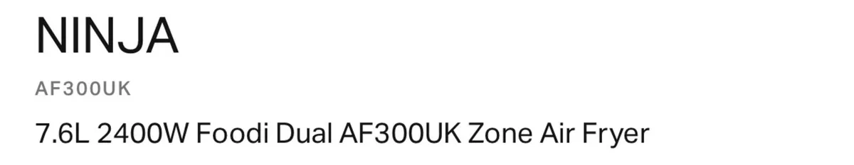 Ninja air fryer - Image 2