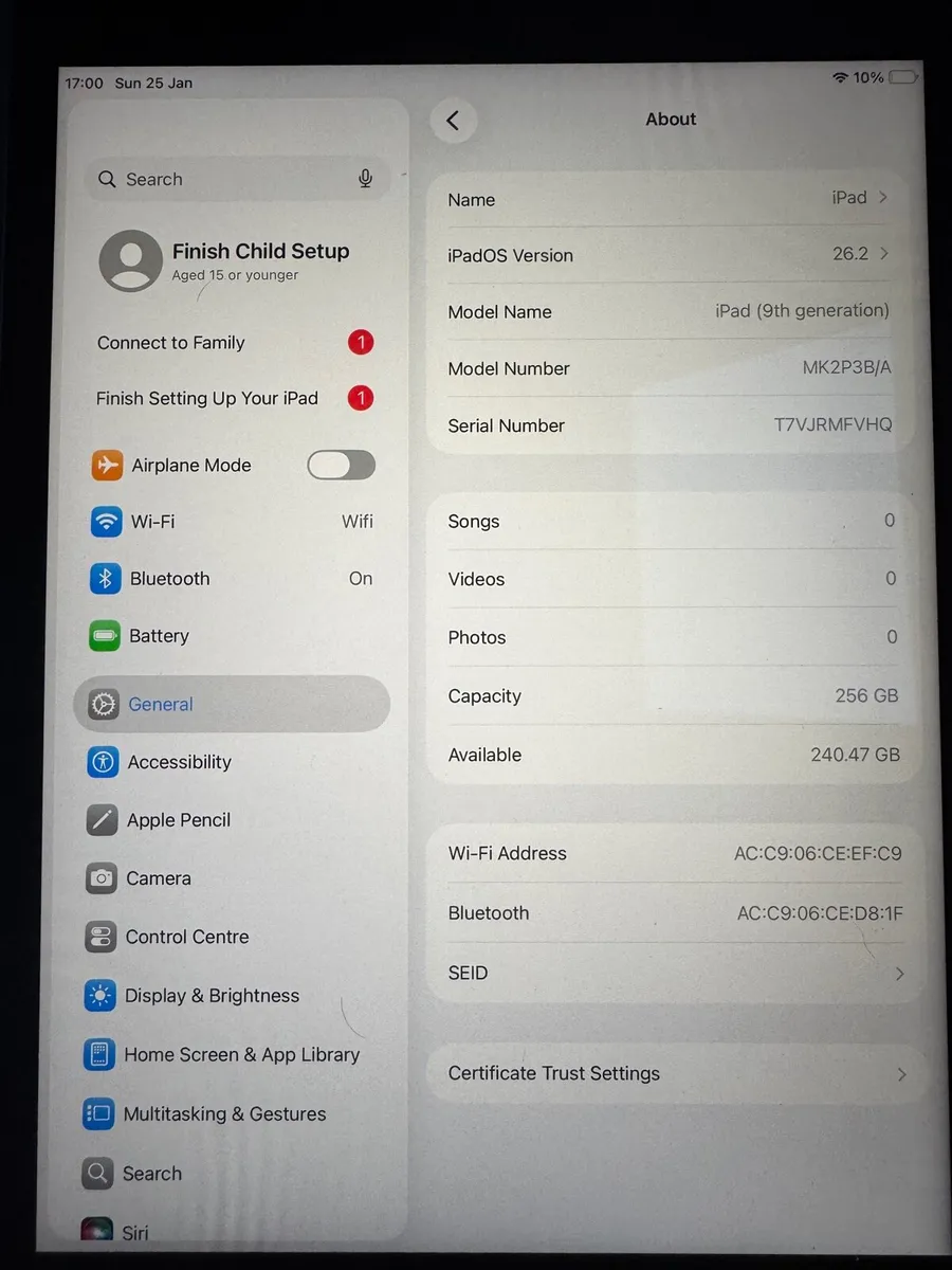 iPad 9th Generation 2021 256GB - Image 2
