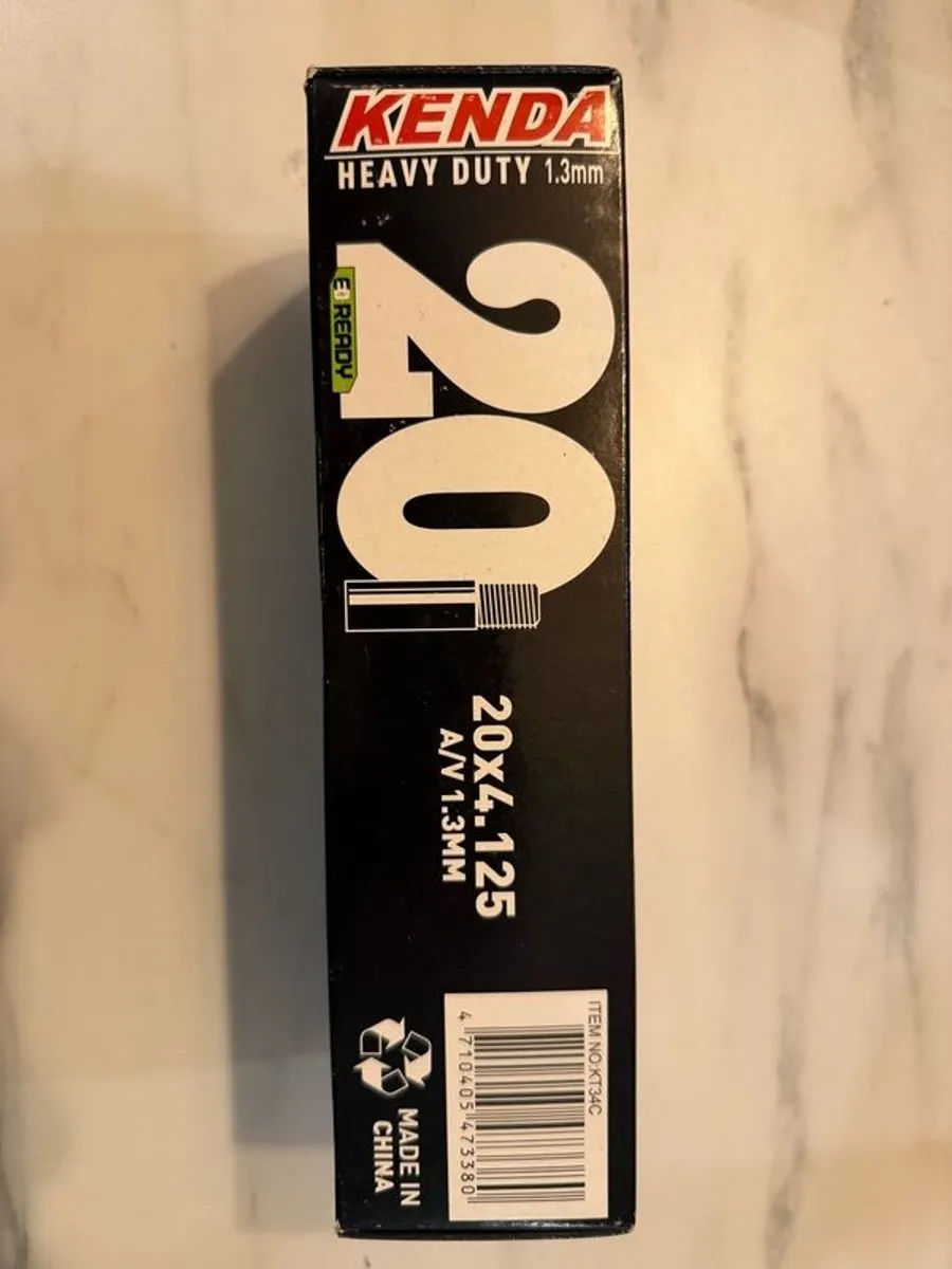 Kenda 20x4.125 bicycle tubes - Image 2