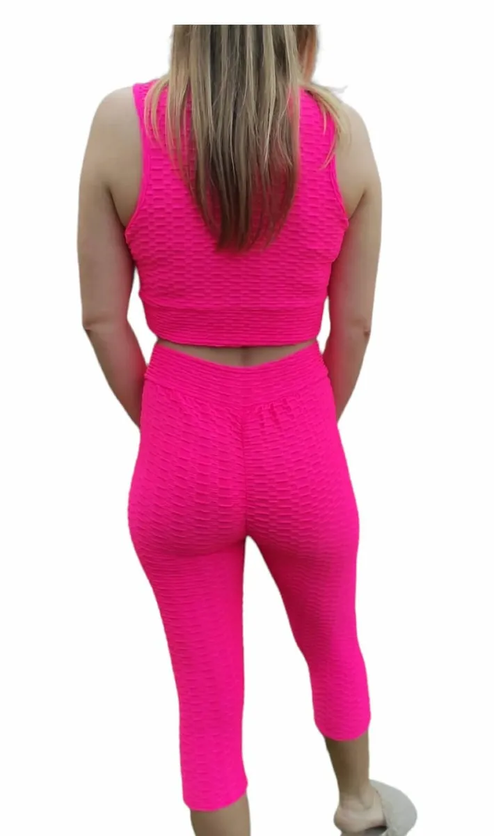 Sporty and Stylish Two-Pieces Set cream/nude - Image 3