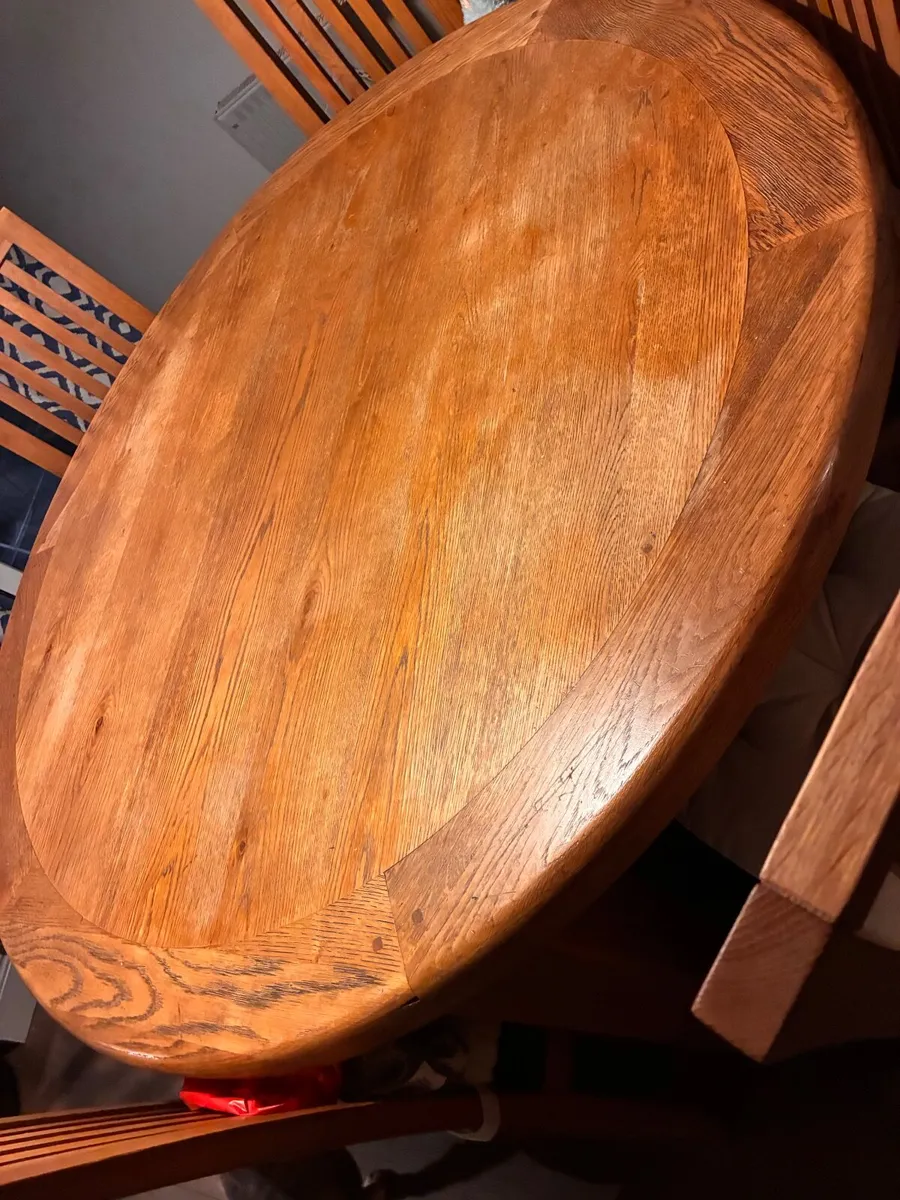 Solid oak table - Image 2