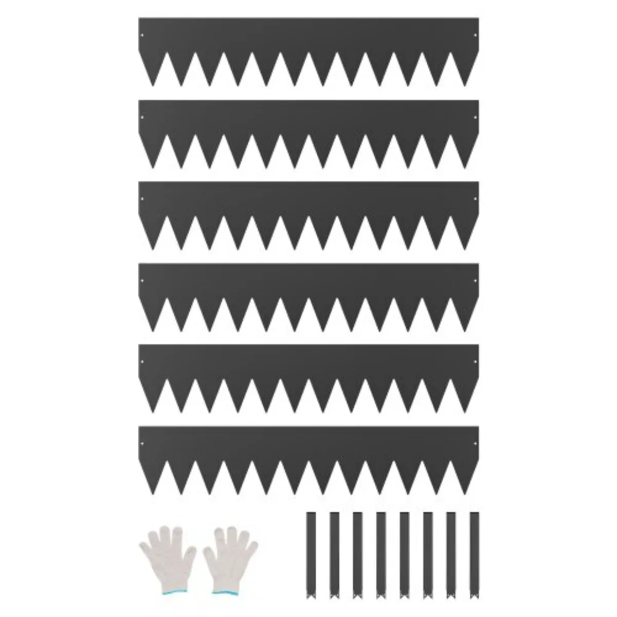 Steel Landscape Edging 6 Packs 40 x 8in Rust-Resis - Image 1