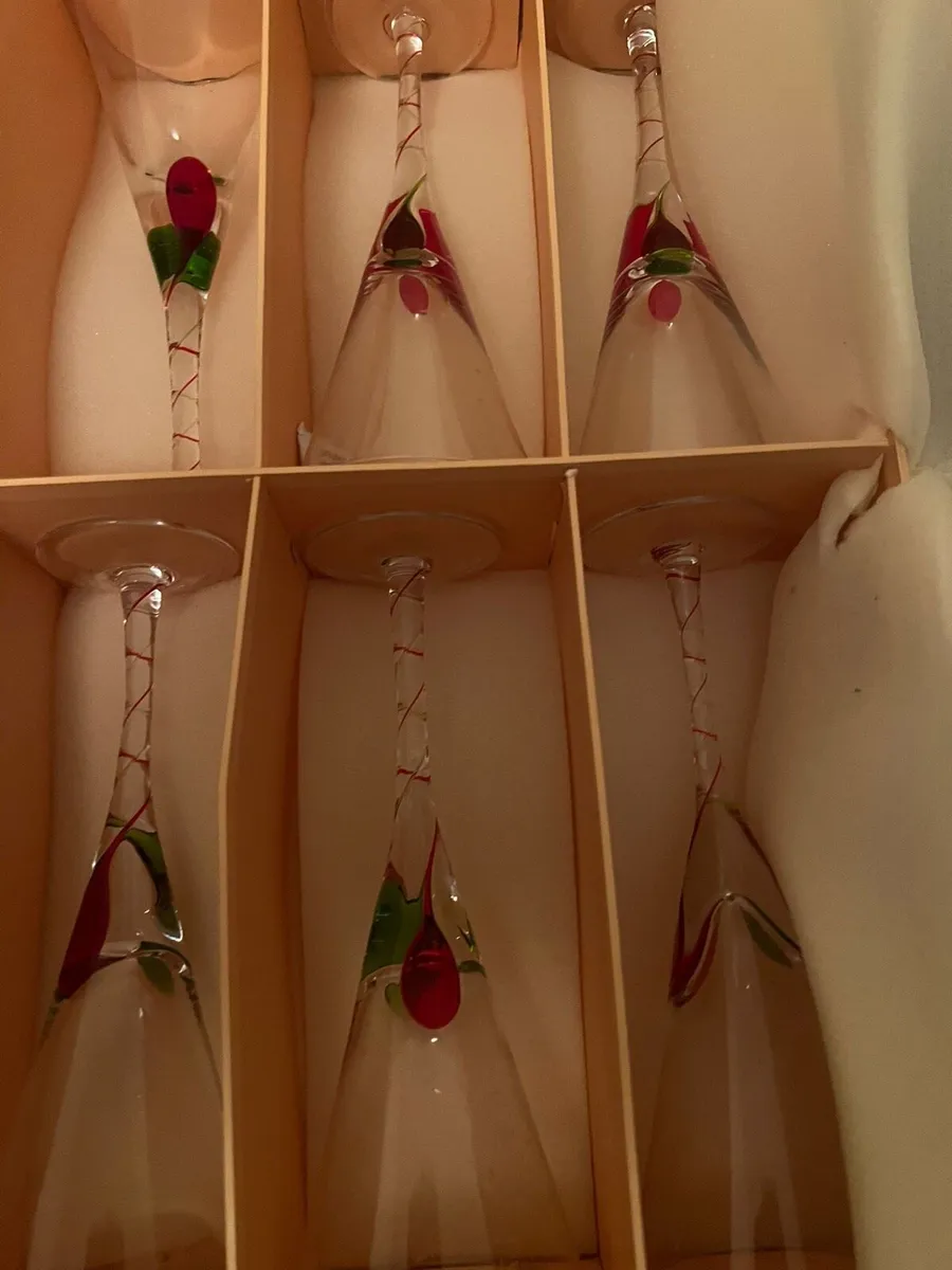 Unused Wine Glasses - Image 1