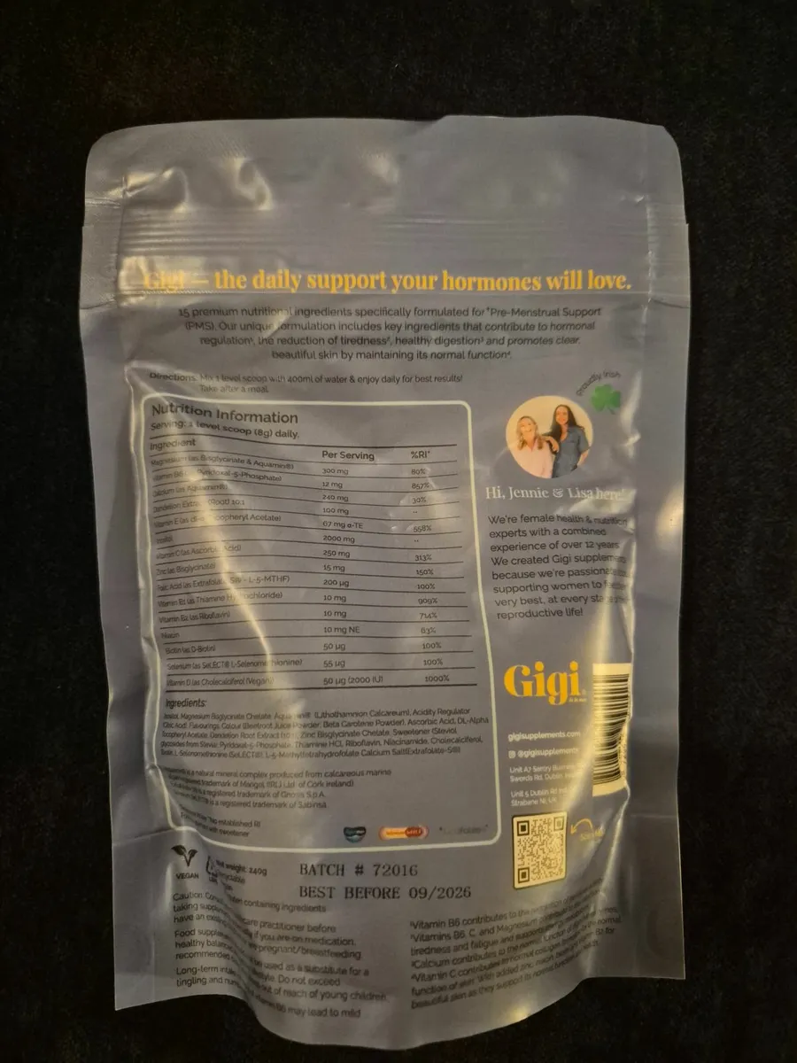 Gigi de la mer supplement and glass tumbler - Image 2