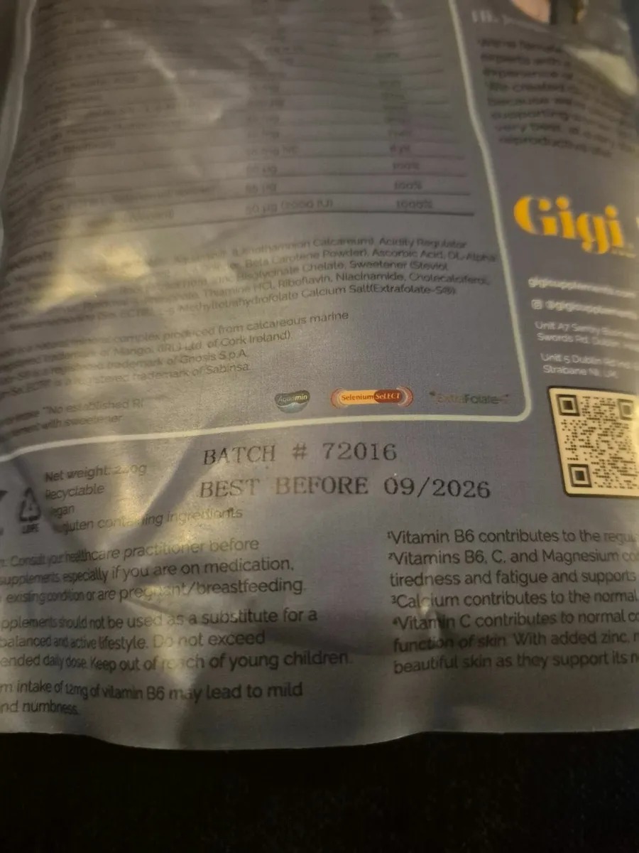 Gigi de la mer supplement and glass tumbler - Image 3