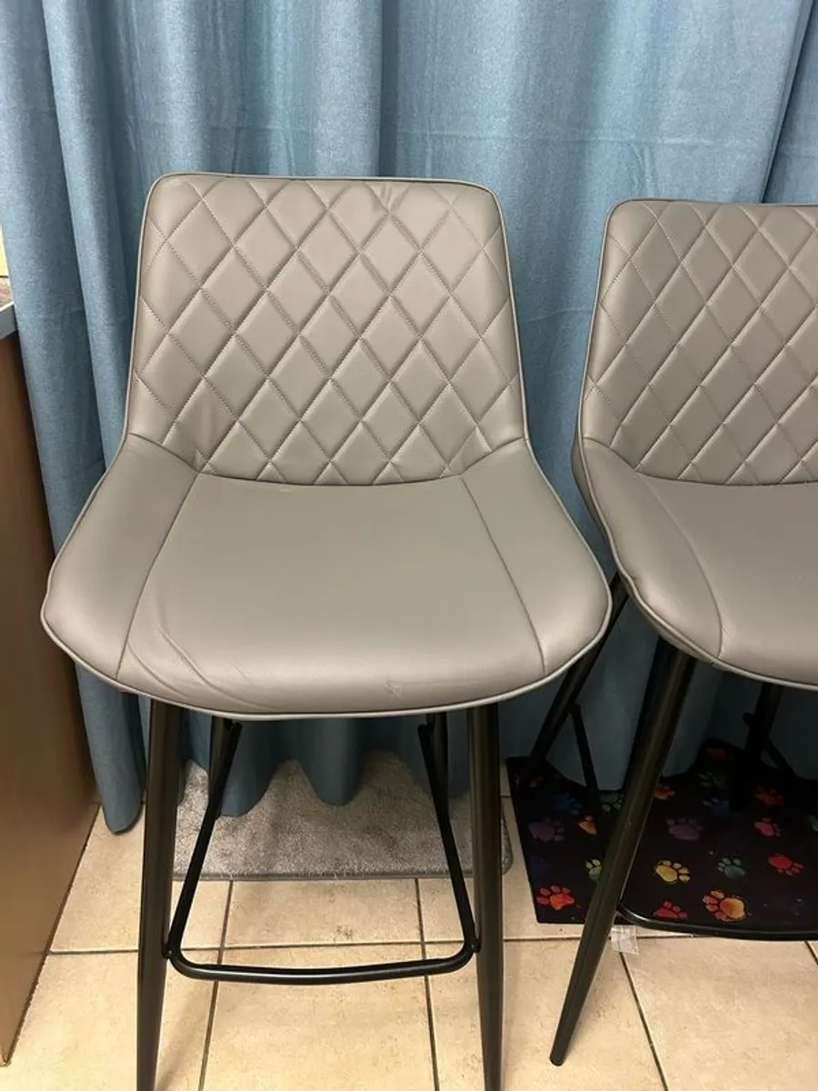 leather bar stools - Image 4