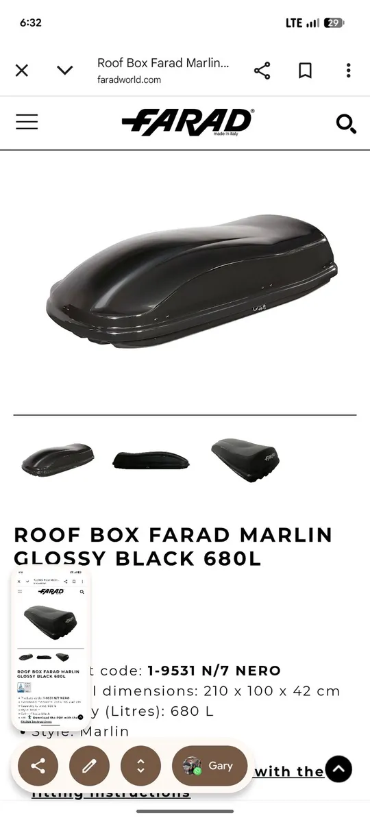 Roof box - Image 1