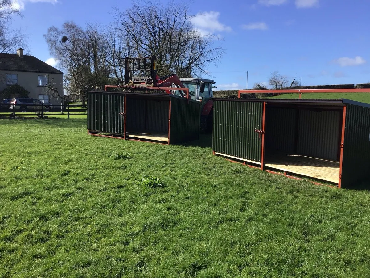 Calf huts  feed feed troughs bale feeders - Image 1