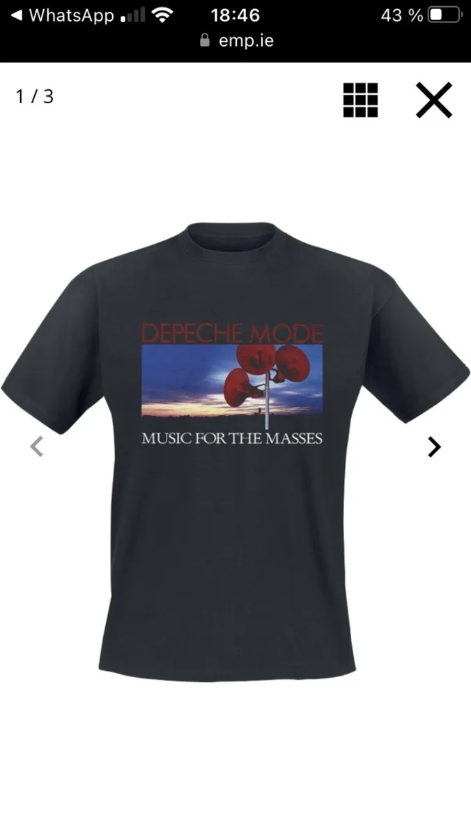 Depeche Mode T Shirt - Image 2