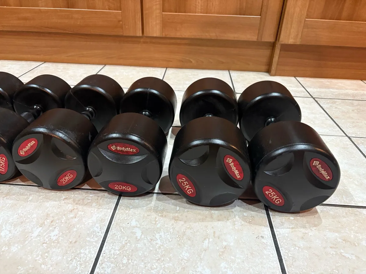 RUBBER DUMBBELL COLLECTION,EXPECT TO SELL QUICKLY! - Image 2