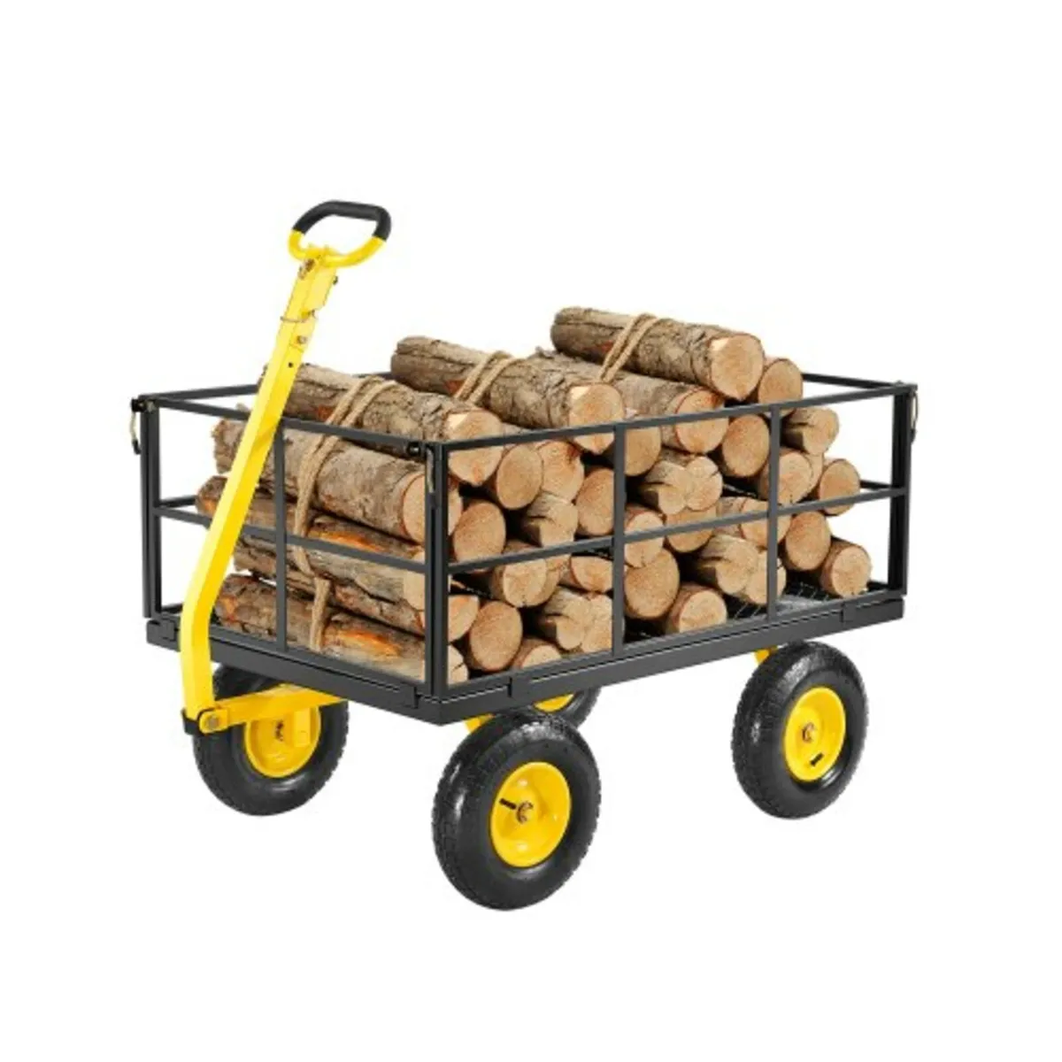 Steel Garden Cart 1400lb Capacity Heavy Duty Yard - Image 1