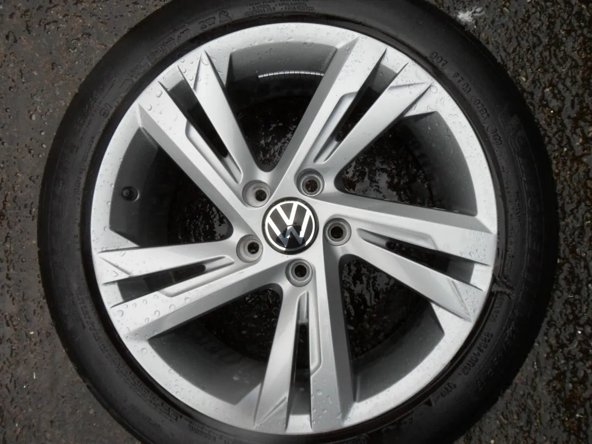 17' VW GOLF R CADDY VAN ALLOY WHEELS & TYRES - Image 2