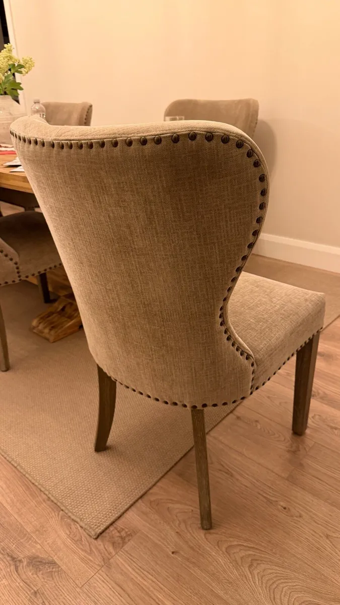 Set of 4 Groove Home Dinning Chairs - Image 4