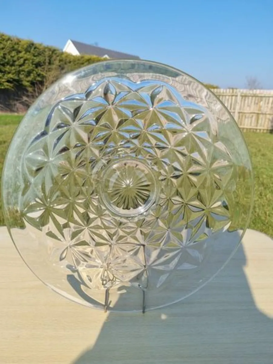 Large glass decorative plate - Image 2
