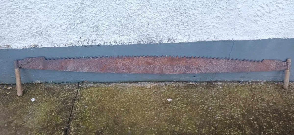 Vintage cross cut saw - Image 1