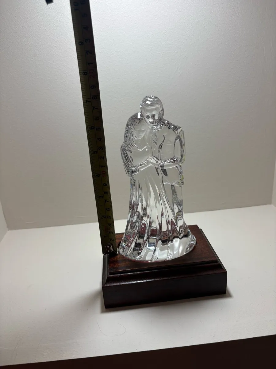 Waterford crystal bride and groom - Image 2