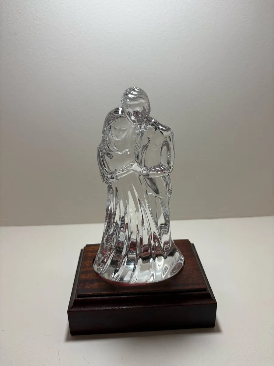 Waterford crystal bride and groom - Image 3