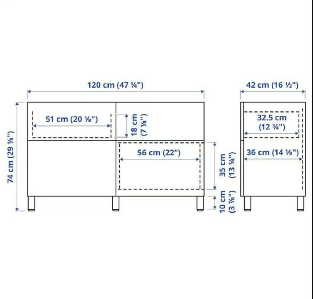 Sideboard (IKEA Besta) - Image 4