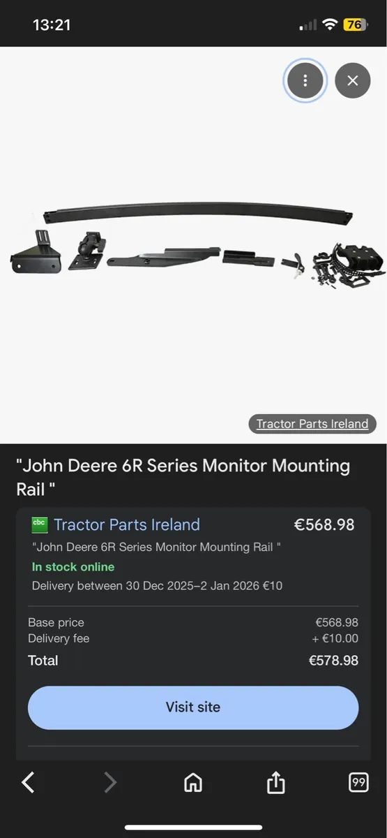 John Deere Monitor Bracket - Image 2