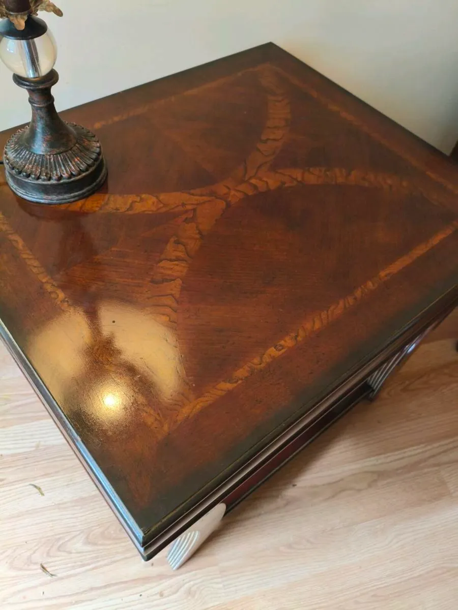 2 large solid heavy tables, very unusual - Image 3