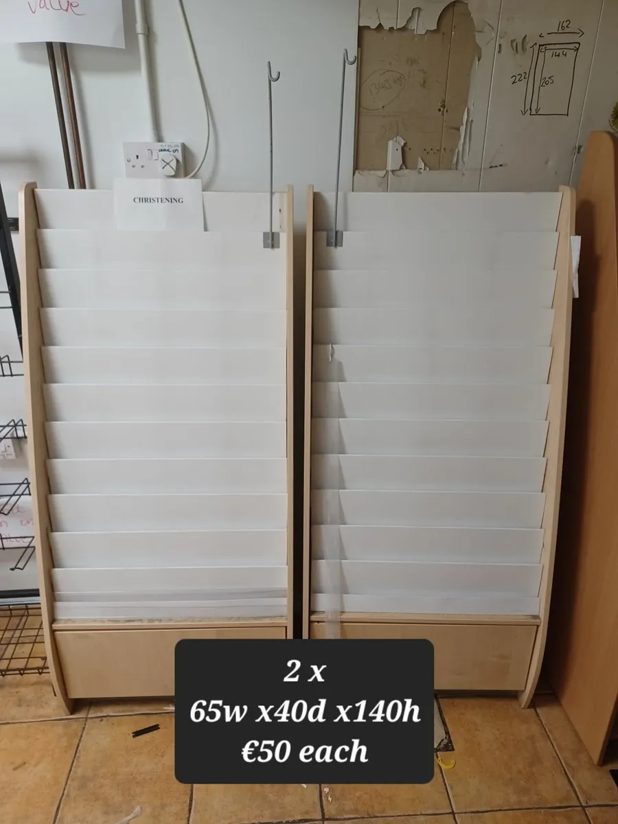 Shop stands display signs bins card stands - Image 2