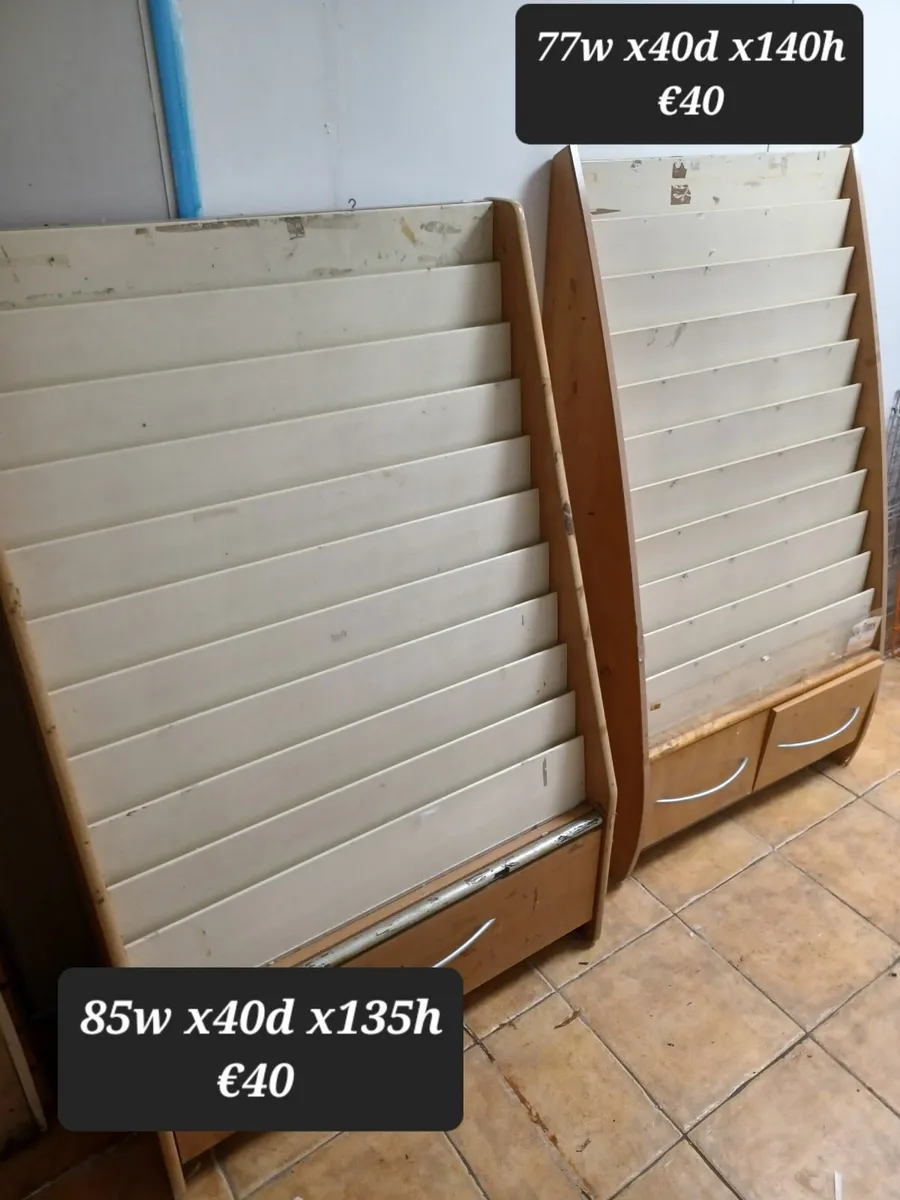 Shop stands display signs bins card stands - Image 3