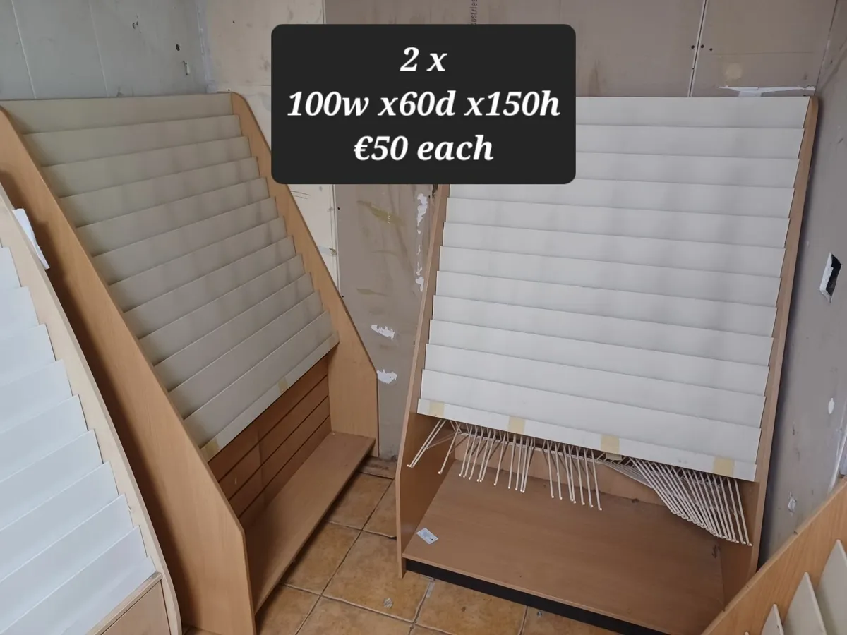 Shop stands display signs bins card stands - Image 4