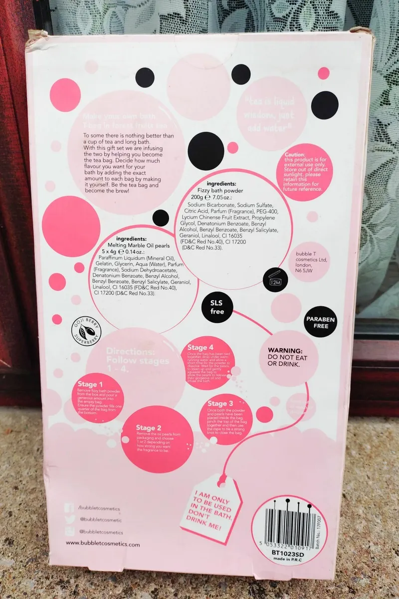 Bubble T. Bath & Body Box Set (brand New). - Image 4