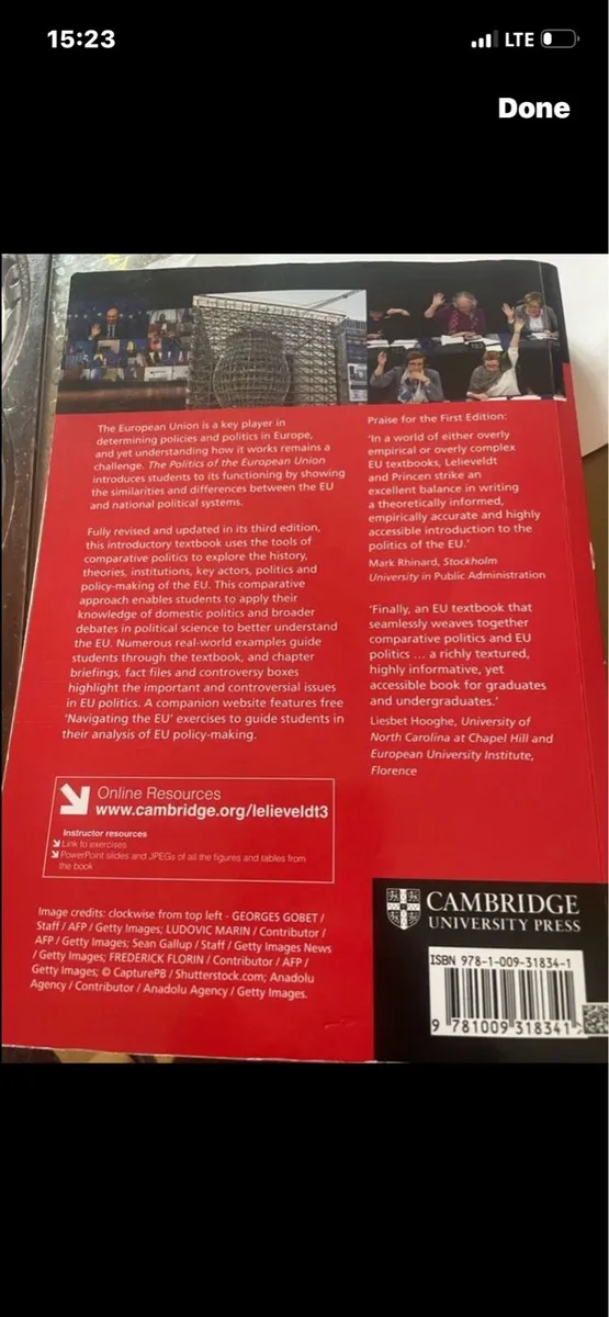 Politics of the European Union book - Image 2