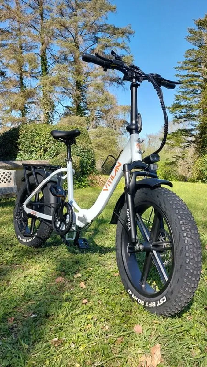 Vitilan U7 Foldable Fat Tyre Electric Bike (Mint / 70km) - Image 1