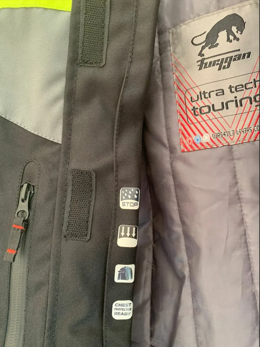 Furygan Apalaches Motorbike Textile Jacket + Trous - Image 4