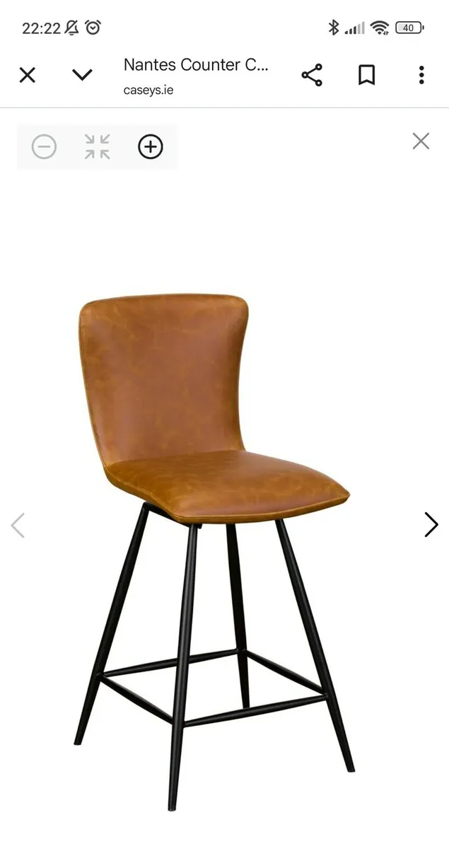 Dining bar table & counter chairs - Image 4