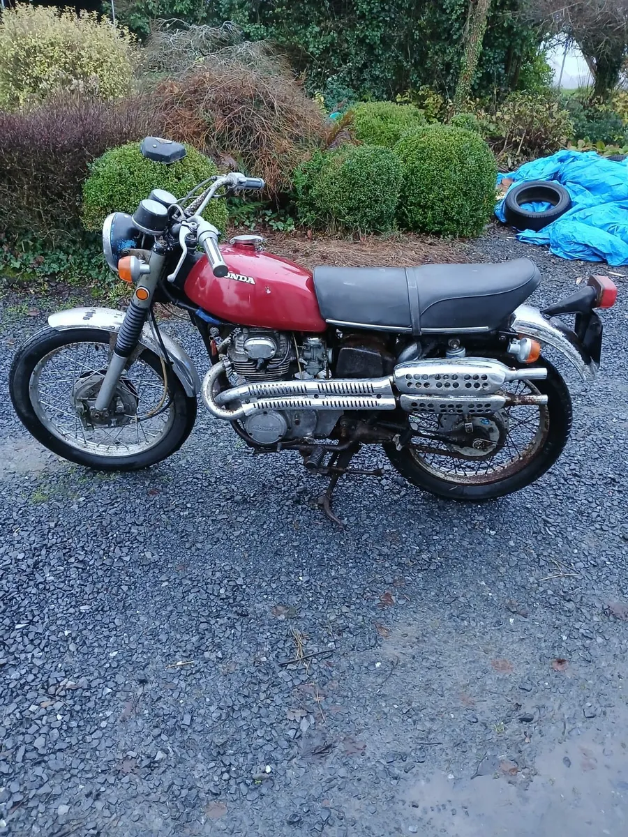 Honda CB 250 Irish Bike1974  Barn Find PROJECT - Image 1
