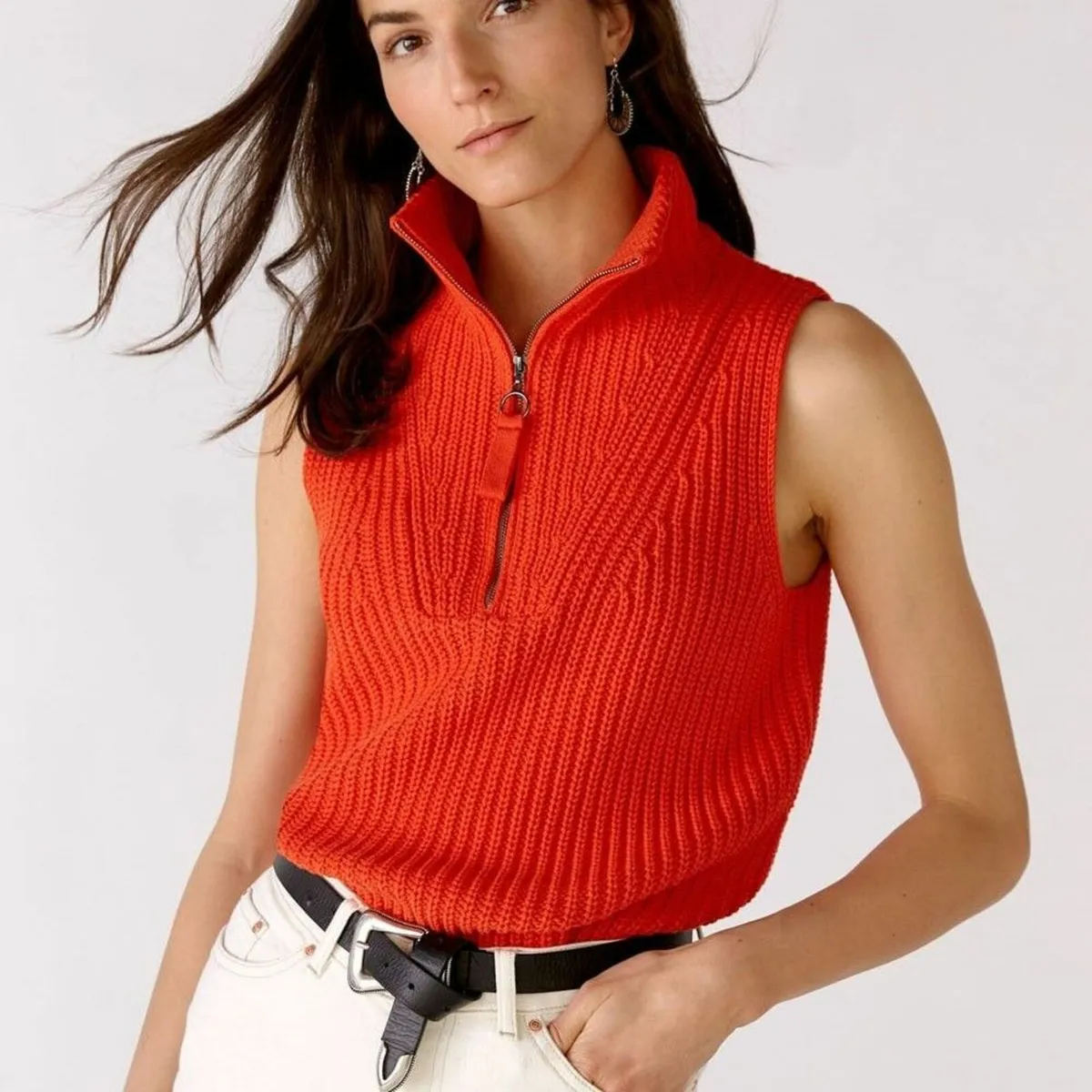 Oui Sleeveless Knit Slip Over Vest 14UK/42EU - Image 2