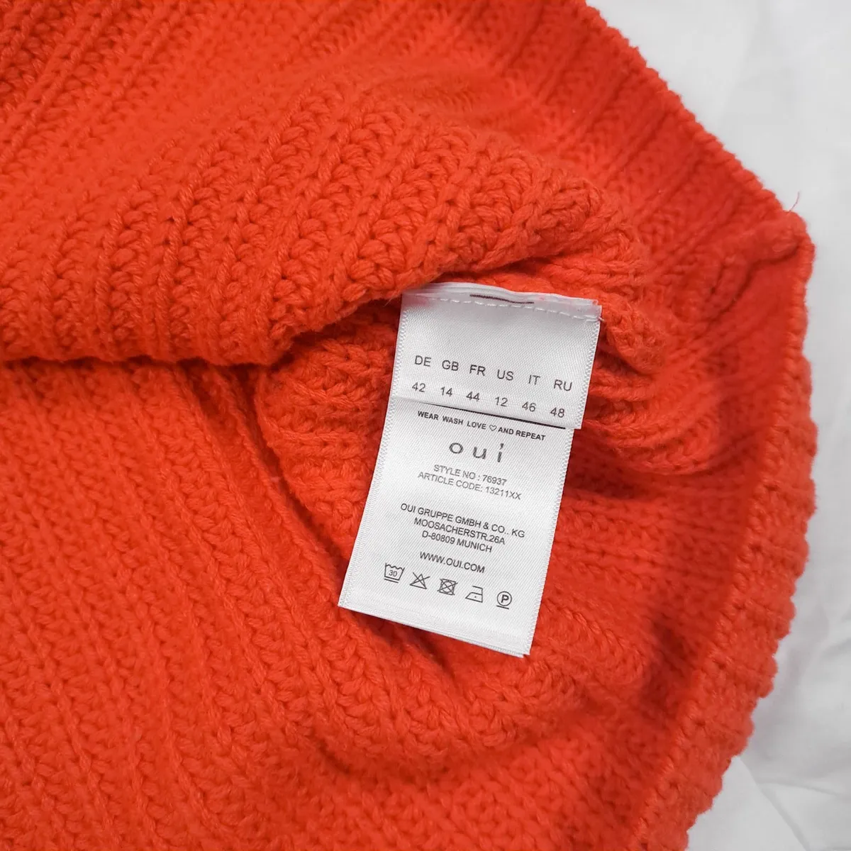 Oui Sleeveless Knit Slip Over Vest 14UK/42EU - Image 4