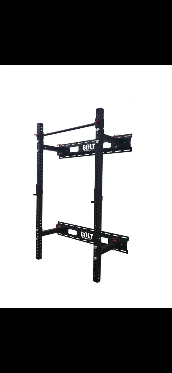 Bolt Strength Heavy Duty Folding Rack with bench - Image 4