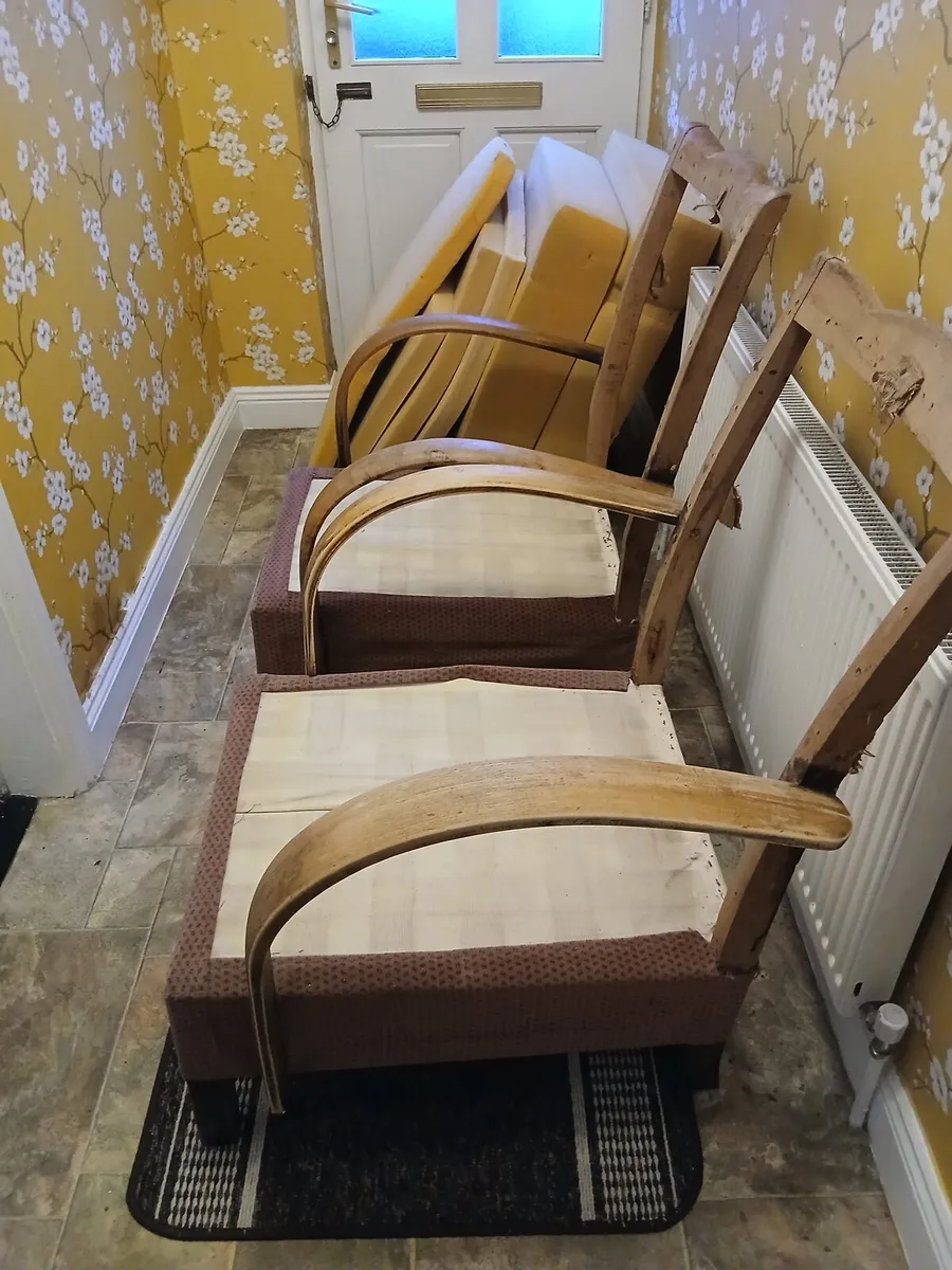 Mid Century Bentwood armchairs for Restoration - Image 2