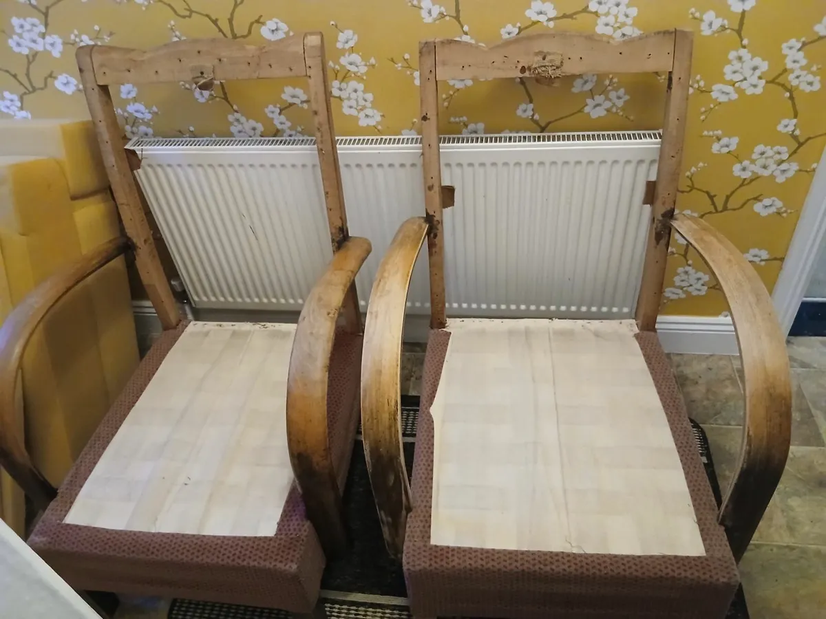 Mid Century Bentwood armchairs for Restoration - Image 3