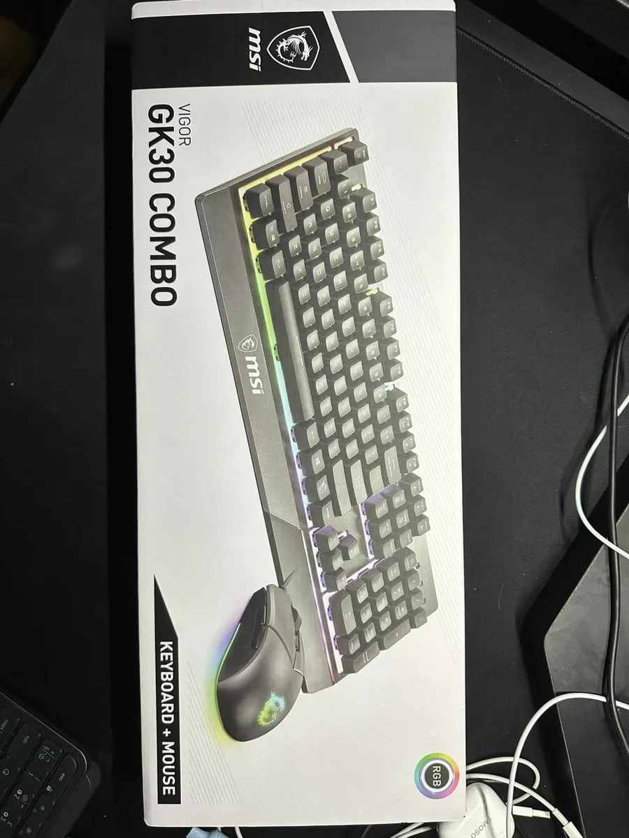 Gaming Msi Vigor Gk30 Combo Keyboard And Mouse - Image 1