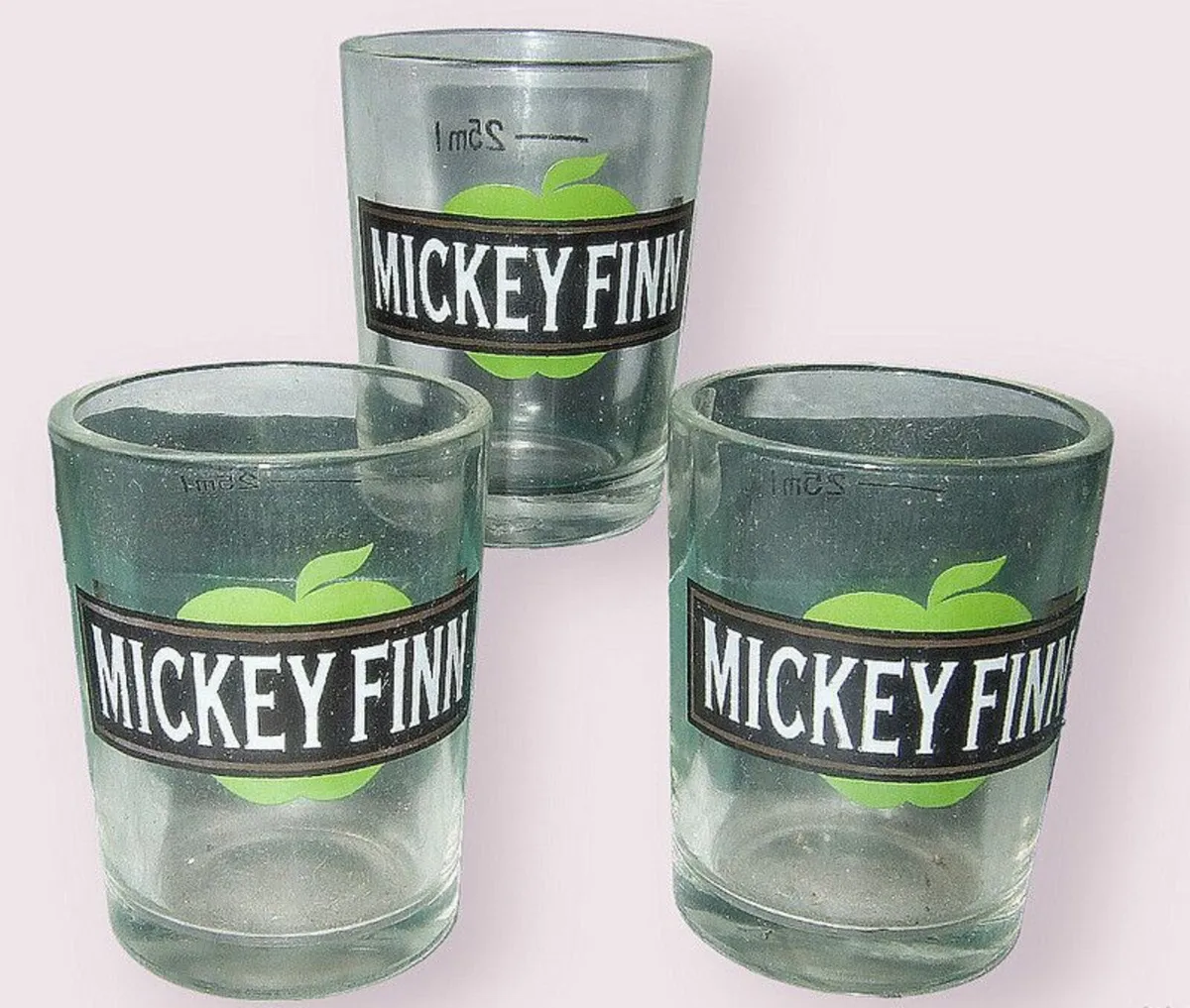 Trio Of Vintage 'Mickey Finn' Glasses - Image 3