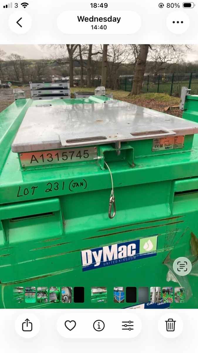 1650 litres Adblue Static Bunded Tank - Image 1