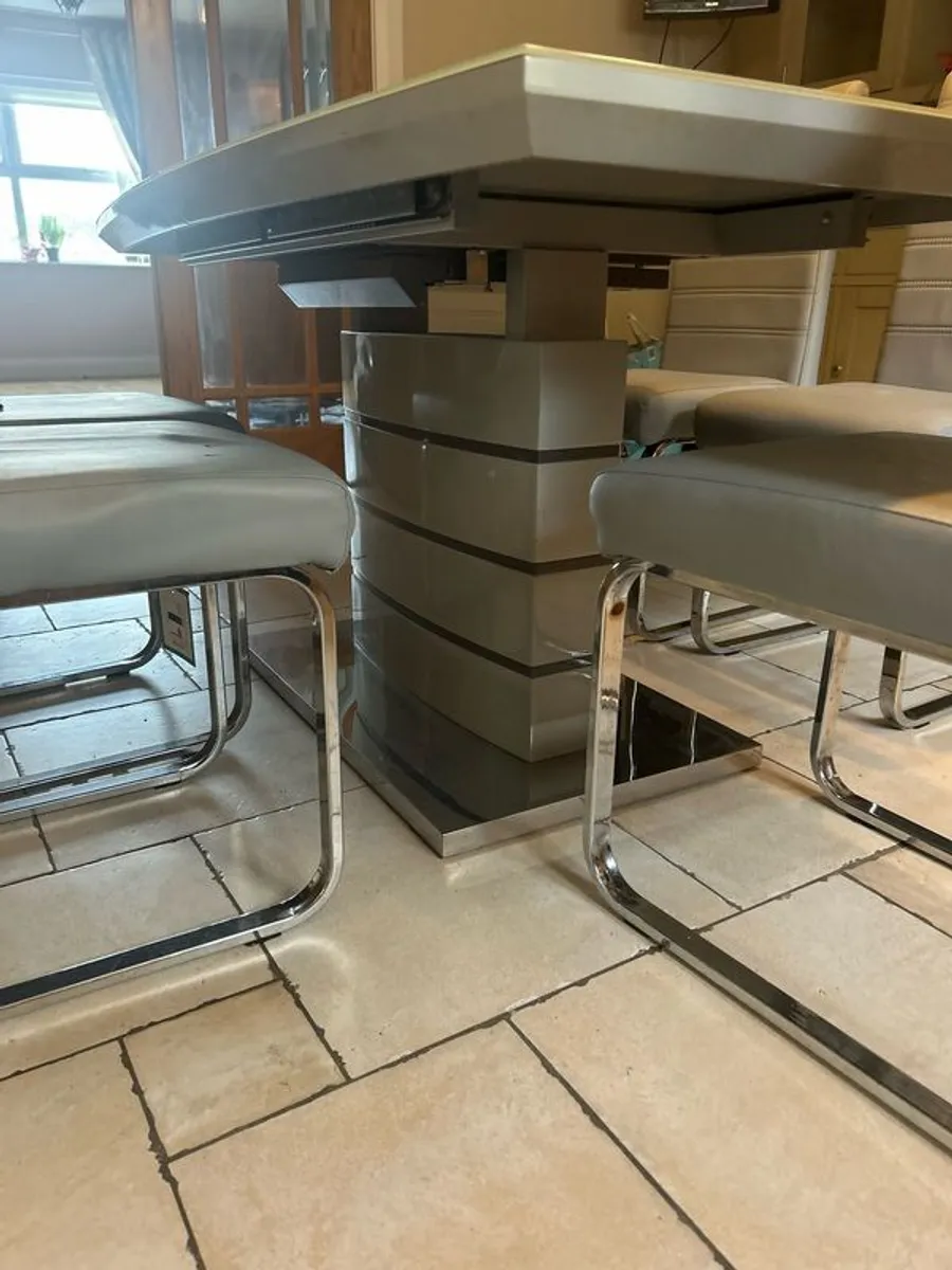 house hold table and chairs couch and axis swivel chair - Image 2