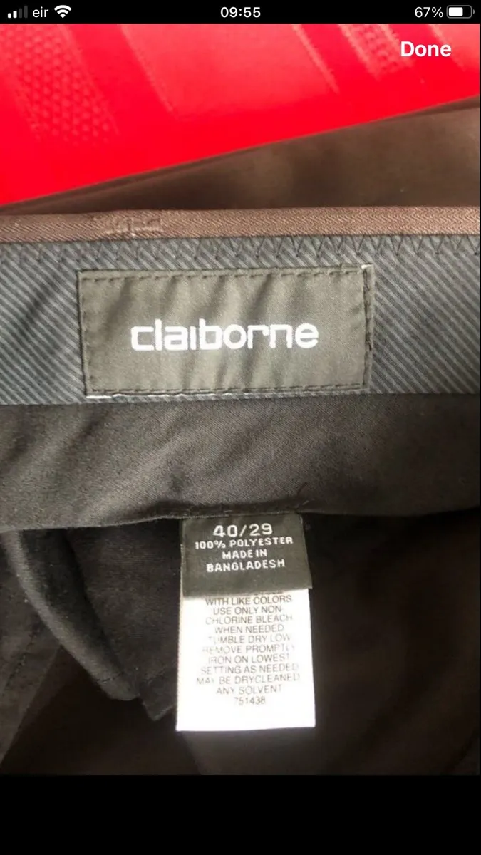 Mens trouser W40”x L29” €10 - Image 3