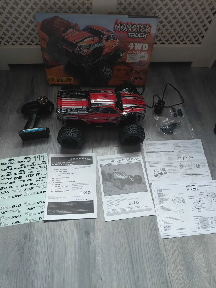 RC Monster Truck Black Bull - Image 1