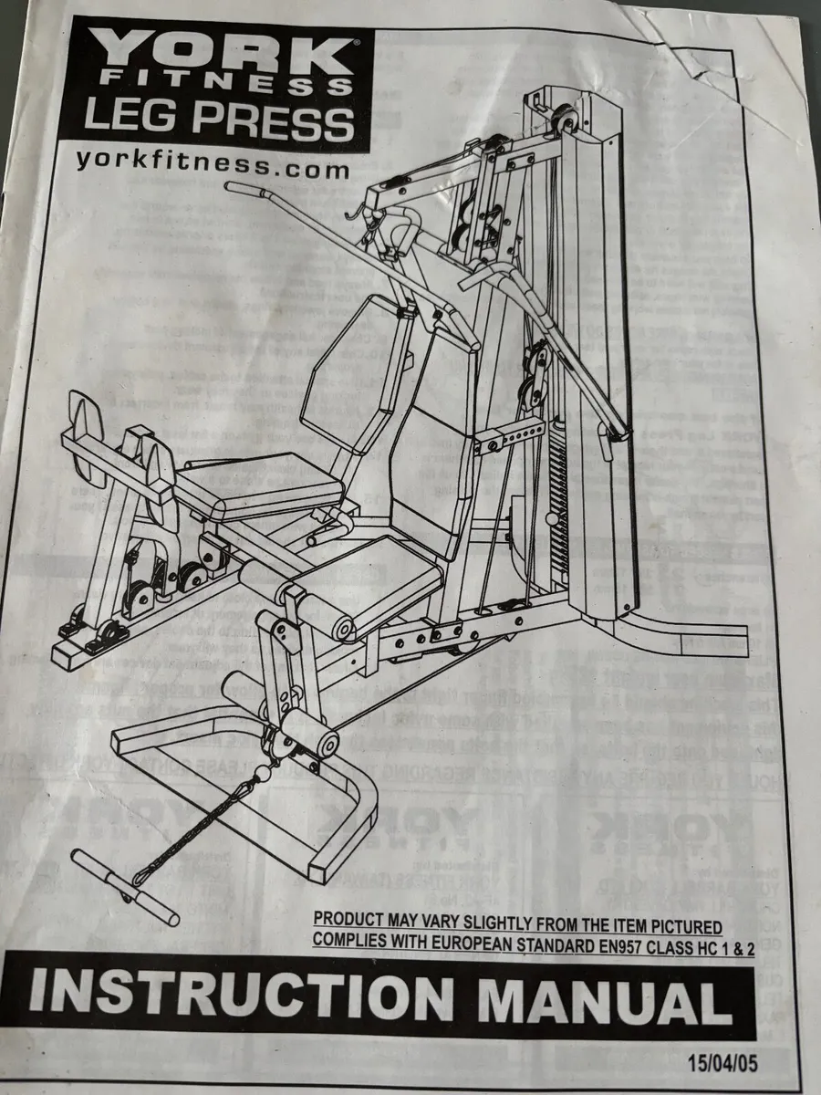York Home gym with leg press - Image 1