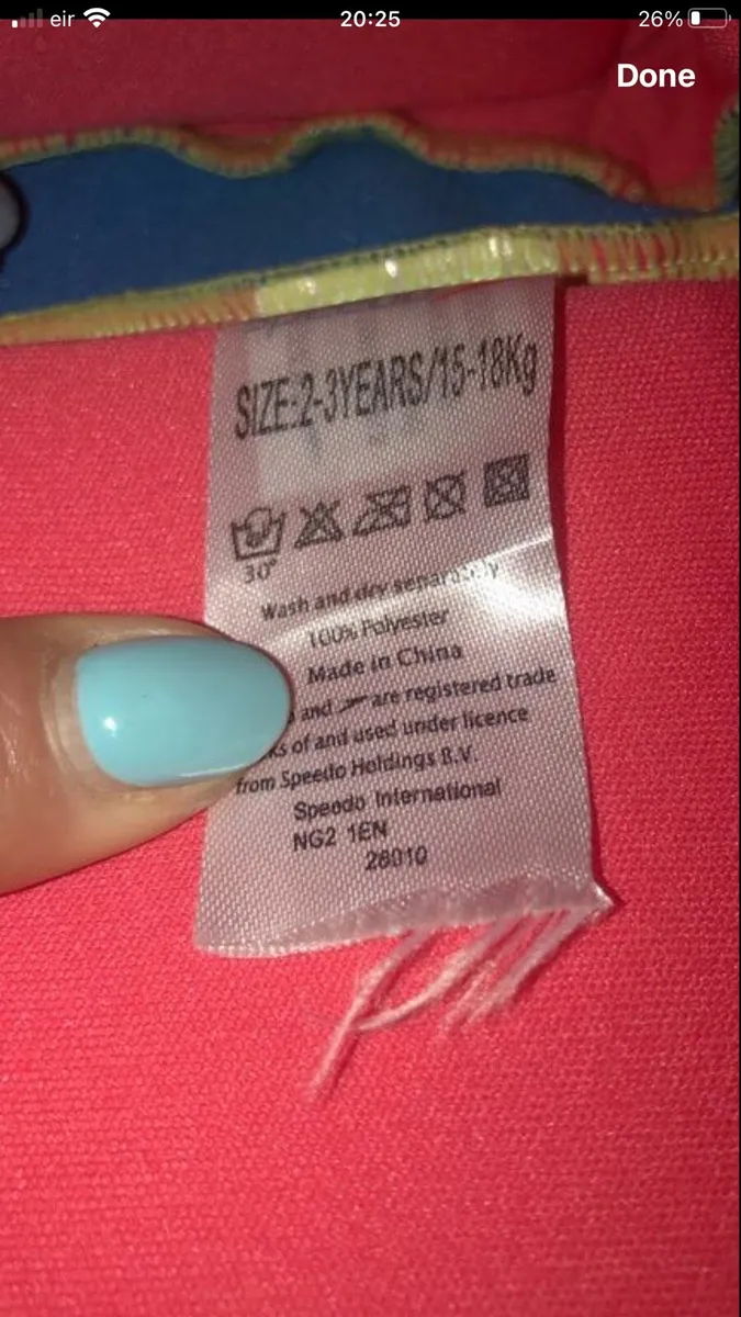 Girls Speedo suit age 2/3 €10 - Image 4