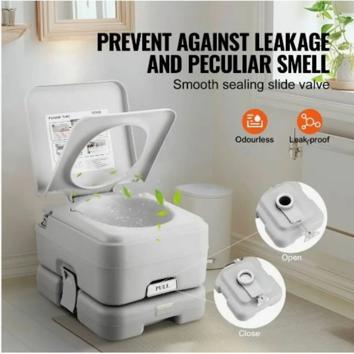 Portable Toilet for Camping with Carry Bag - Image 2