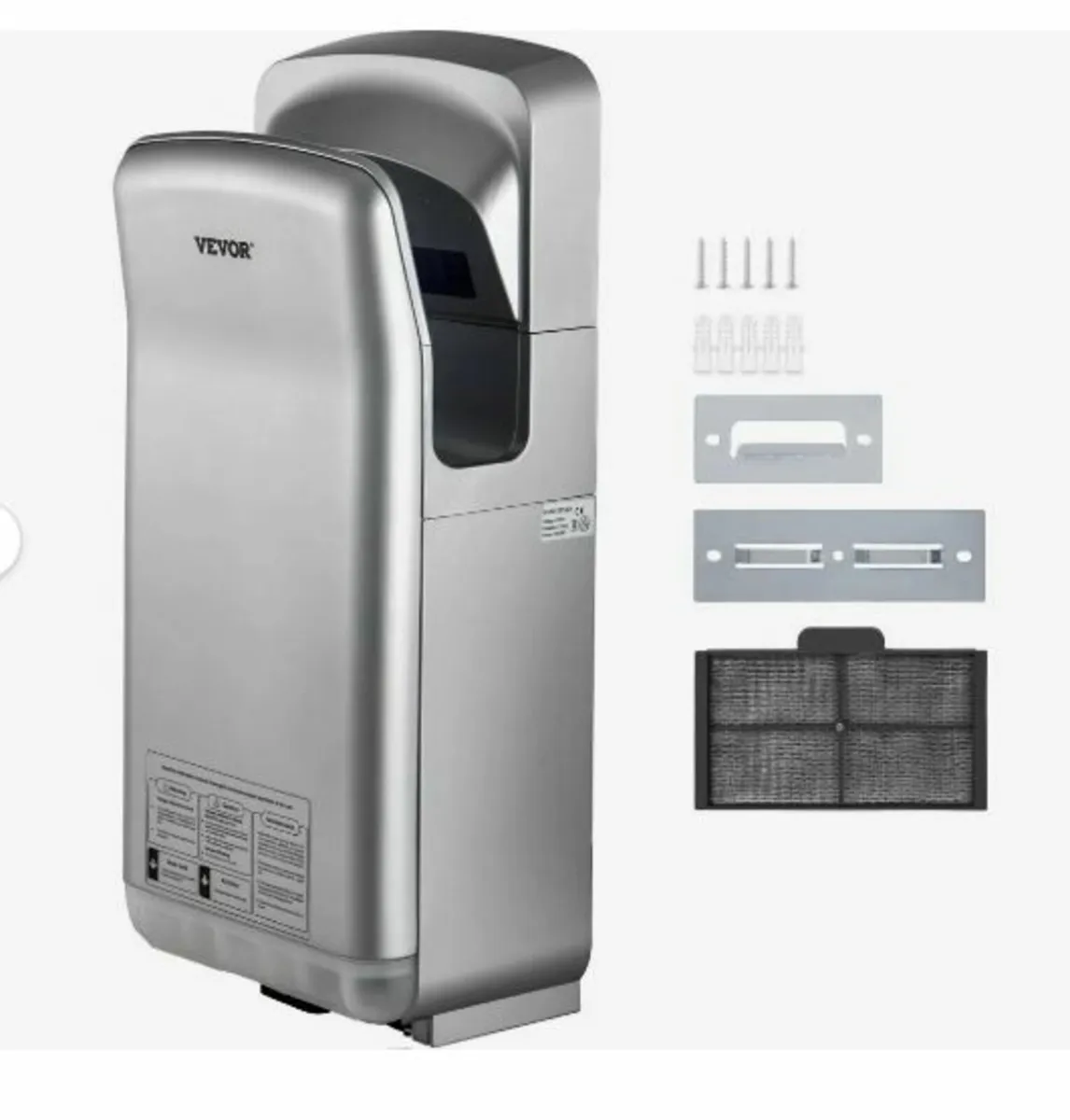 Jet Hand Dryer, Premium Electric Commercial - Image 1