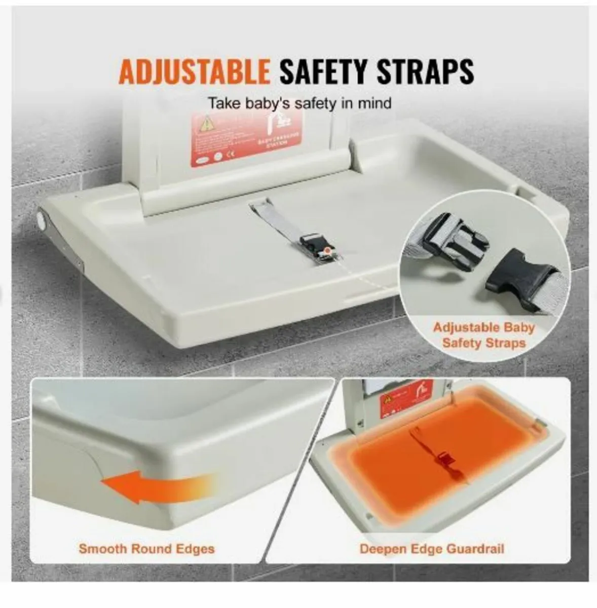 Wall-Mounted Baby Changing Station - Image 2