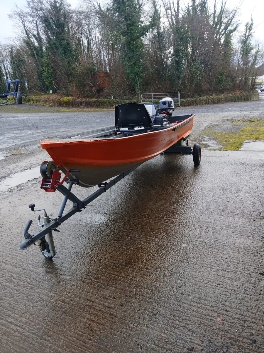 13”Ft Aluminium Boat, Trailer and Engine - Image 2